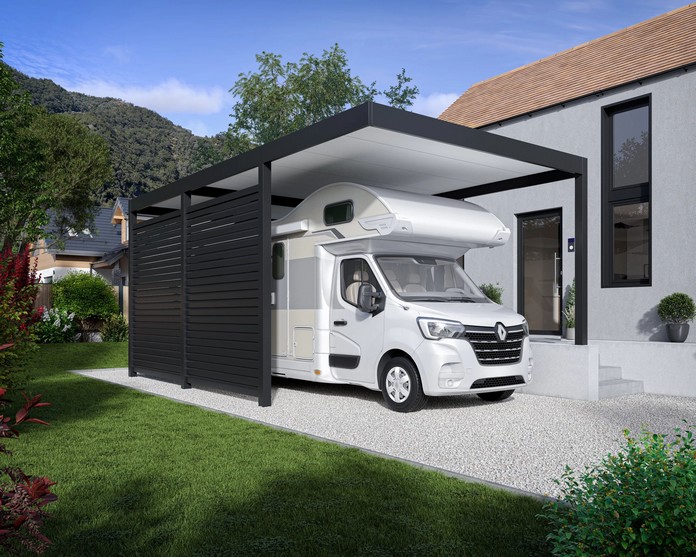 Carport pour camping-car en aluminium Gypass