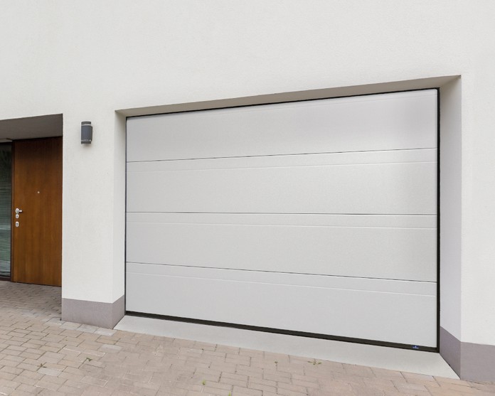 Porte de garage La Toulousaine avec système de sécurité