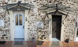 Bruz changement de porte d'entrée avant après travaux