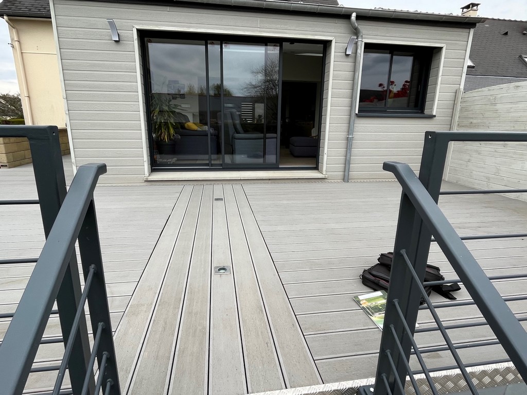 terrasse lames composite