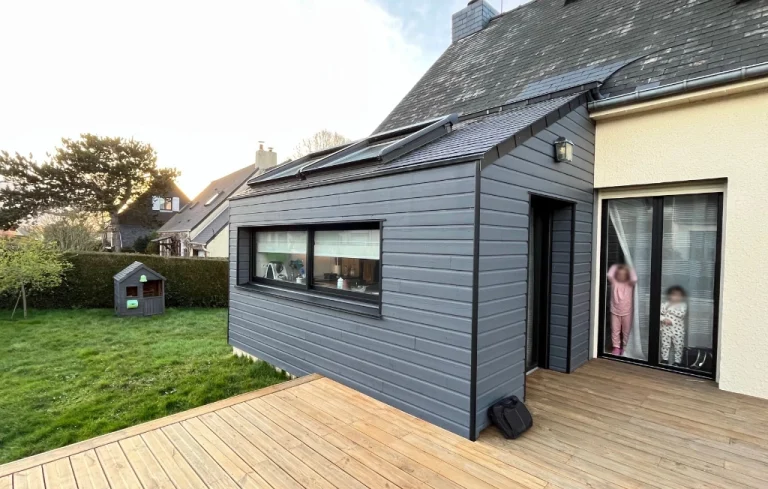 bardage composite maison