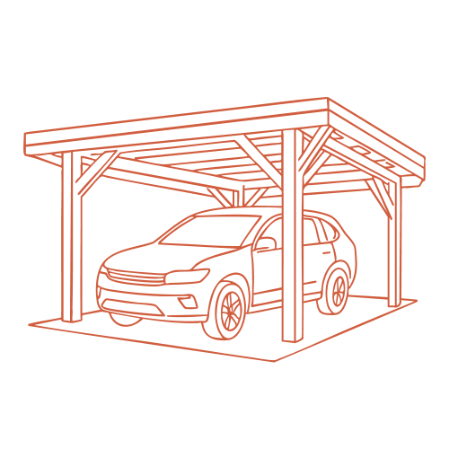 carport autoporte independant