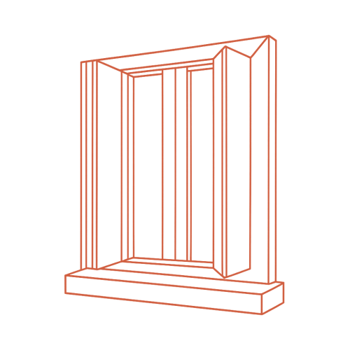 volet pliant traditionnel bois fenetre